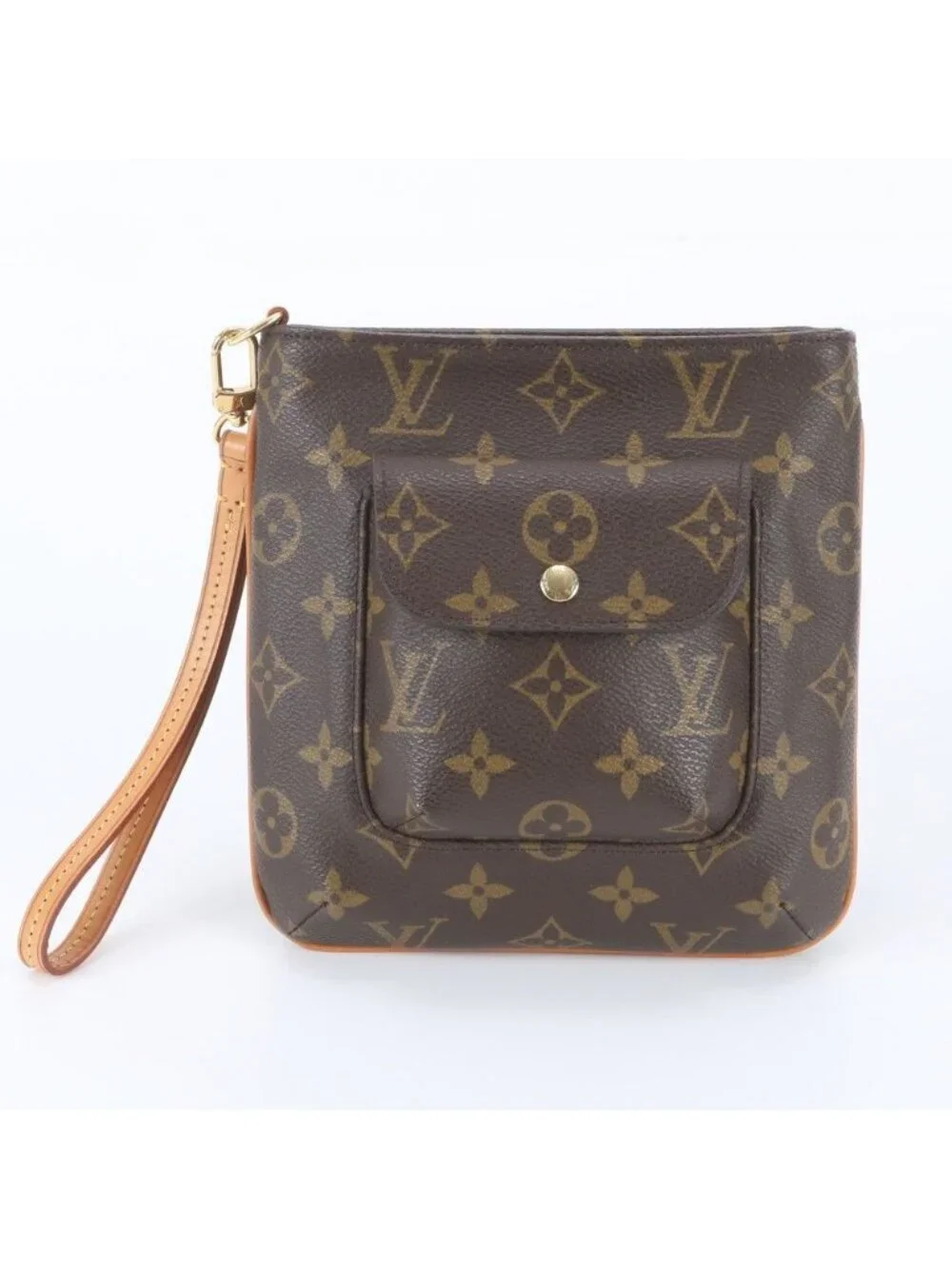 Louis Vuitton Monogram Partition Leather Pouch